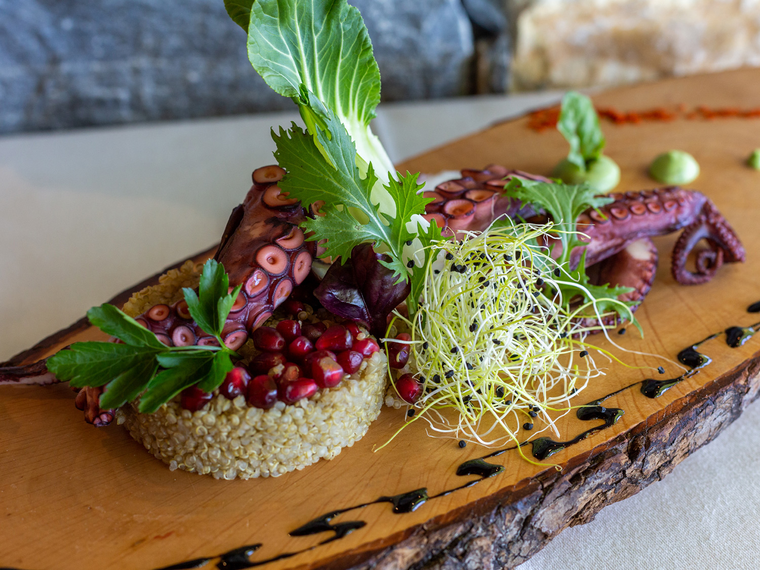 Plat au restaurant du Mont-Paisible